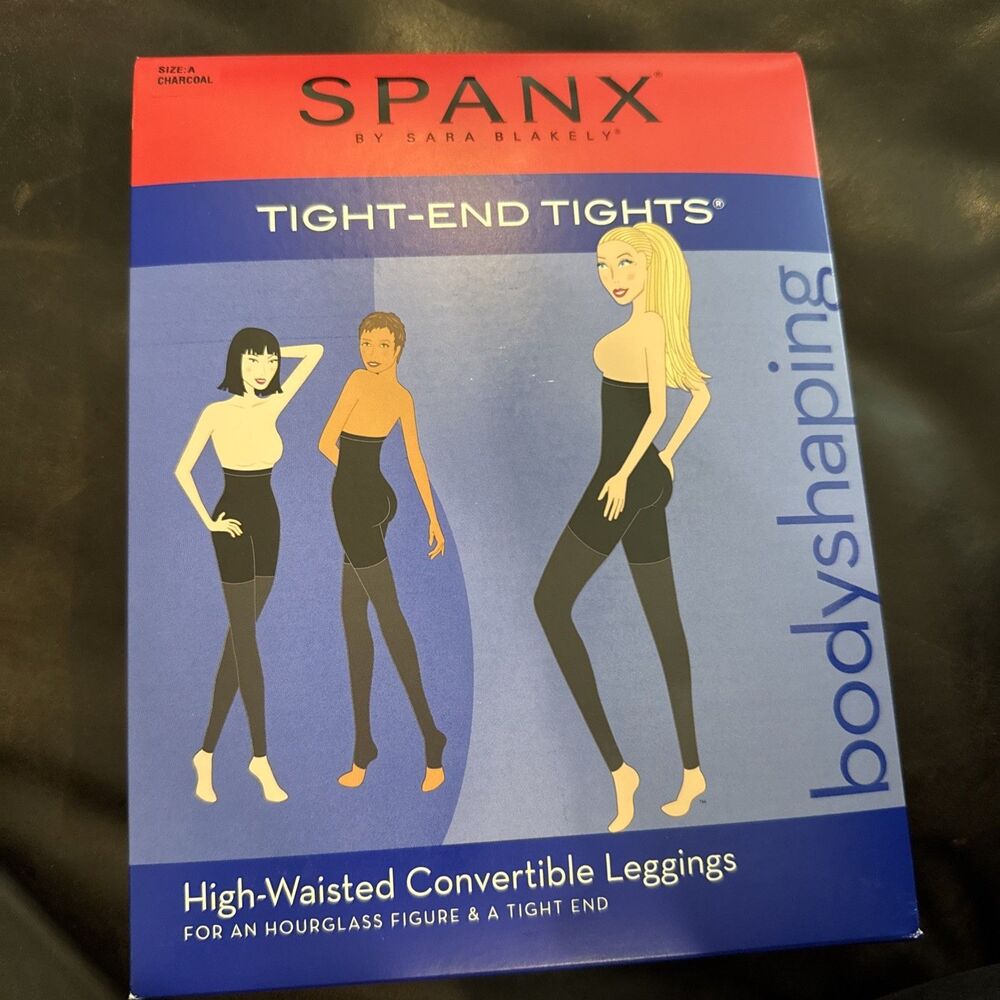 Spanx High Waisted Convertible Leggings Size A Charcoal